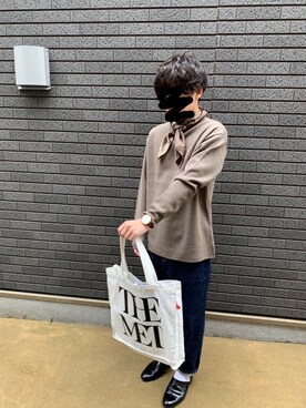 「DUFA（ドゥッファ）のアイテム」を使った、kohepiさん（メンズ・165cm）の秋コーディネート