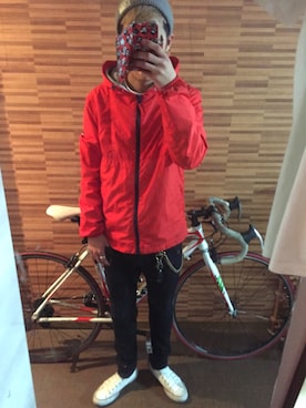 「SQUAIR（スクエア）のアイテム」を使った、agoruさん（メンズ・172cm）の春コーディネート