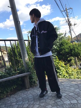 「JOYRICH」｜「アイテム（その他アウター）」を使った、MJさん（メンズ・174cm）の秋コーディネート