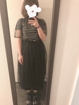 「gravity（グラビティー）のアイテム」を使った、maru*maruさん（レディース・153cm）の秋コーディネート