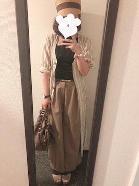 「SAZABY（サザビー）のアイテム（バッグ）」を使った、maru*maruさん（レディース・153cm）の秋コーディネート