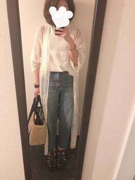 「gravity（グラビティー）のアイテム（トップス）」を使った、maru*maruさん（レディース・153cm）の秋コーディネート