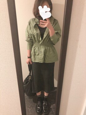 「gravity（グラビティー）のアイテム」を使った、maru*maruさん（レディース・153cm）の秋コーディネート