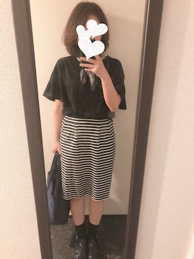 「Abahouse Devinette（ドゥヴィネット）のアイテム（財布/小物）」を使った、maru*maruさん（レディース・153cm）の秋コーディネート