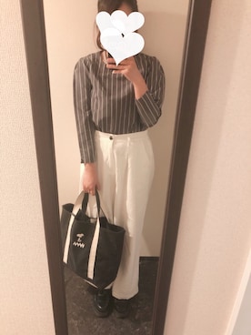 「gravity（グラビティー）のアイテム」を使った、maru*maruさん（レディース・153cm）の秋コーディネート