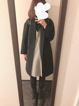 「NATURAL BEAUTY BASIC（ナチュラルビューティーベーシック）のアイテム（その他アウター）」を使った、maru*maruさん（レディース・153cm）の秋コーディネート