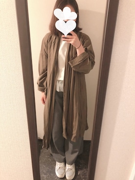 「cava cava（サヴァサヴァ）のアイテム（スニーカー）」を使った、maru*maruさん（レディース・153cm）の秋コーディネート