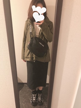 「gravity（グラビティー）のアイテム」を使った、maru*maruさん（レディース・153cm）の秋コーディネート