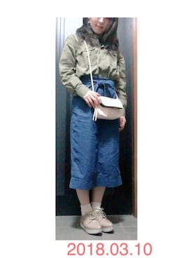 「アイテム（ピアス（両耳用））」を使った、ゆうきさん（レディース・149cm・20代）の春コーディネート