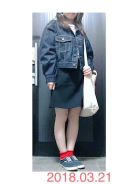 「アイテム（ピアス（両耳用））」を使った、ゆうきさん（レディース・149cm・20代）の春コーディネート