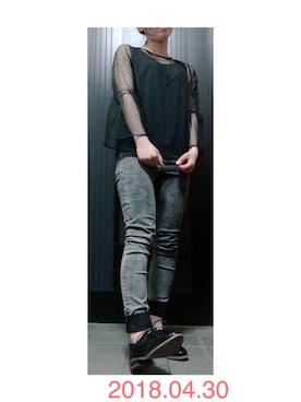 「レースシューズ」｜ゆうきさん（レディース・149cm）の春コーディネート