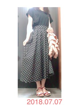 「アイテム（ピアス（両耳用））」を使った、ゆうきさん（レディース・149cm・20代）の夏コーディネート