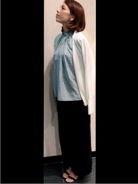 「アイテム（ピアス（両耳用））」を使った、kumiさん（レディース・162cm・40代）の秋コーディネート