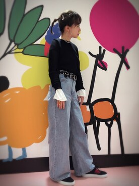 「Yves Saint Laurent（イヴサンローラン）のアイテム（アクセサリー）」を使った、canaさん（レディース・159cm）の春コーディネート