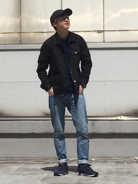 「HVC（エイチブイシー）のアイテム（ジャケット/アウター）」を使った、GRAND GLOBAL上野店さん（メンズ・170cm）の春コーディネート