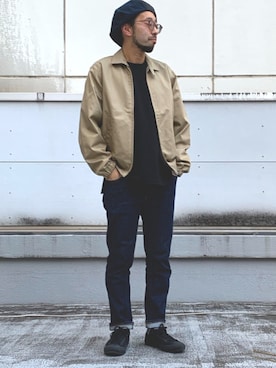 「グランドグローバル」｜GRAND GLOBAL上野店さん（メンズ・170cm）の春コーディネート