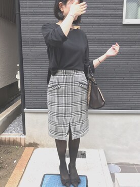 张沁さん（レディース・169cm）の春コーディネート