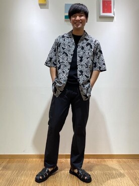 「☆柄シャツ」｜kitamura10714さん（メンズ・168cm）の夏コーディネート