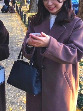 「外苑前」｜さくさくぱんださん（レディース・157cm）の冬コーディネート