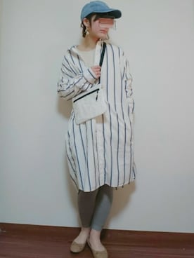 「おおぶりピアス」｜「アイテム（レッグウェア）」を使った、yuu ！さん（レディース・158cm）の冬コーディネート