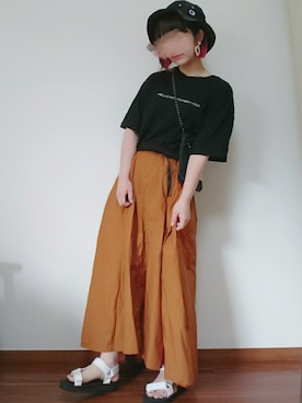 「フェスコーデ」｜「アイテム（ラッピングキット）」を使った、yuu ！さん（レディース・158cm）の夏コーディネート