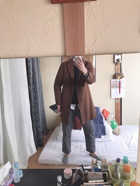 「Right-on（ライトオン）のアイテム（チノパンツ）」を使った、まいうさん（メンズ・165cm）の春コーディネート