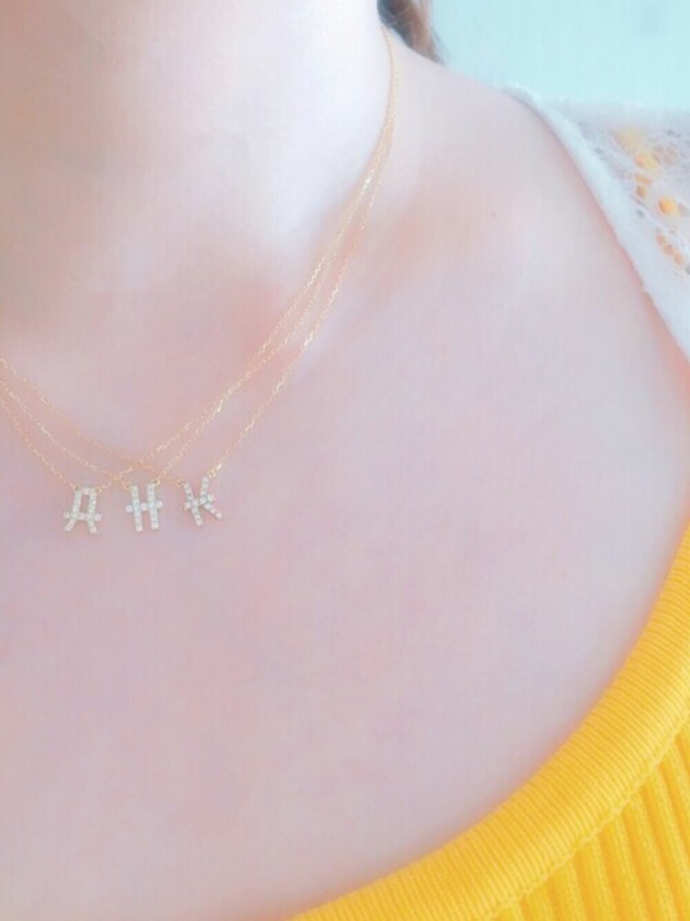 AHKAH（アーカー）の「イニシャルネックレス（ネックレス）」 - WEAR