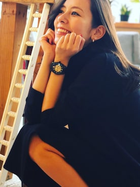 「AP STUDIO（エーピーストゥディオ）のアイテム（ワンピース/ドレス）」を使った、Naomi Ayukawaさん（レディース・164cm）の冬コーディネート