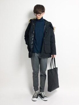 hiroさん（メンズ・174cm）の冬コーディネート