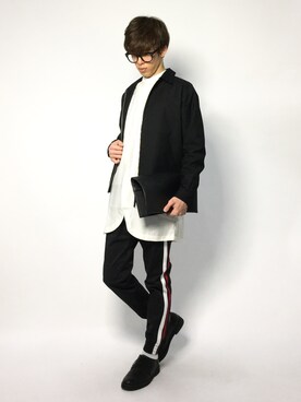 「RAGEBLUE（レイジブルー）のアイテム（その他アウター）」を使った、hiroさん（メンズ・174cm）の冬コーディネート
