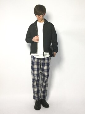 「RAGEBLUE（レイジブルー）のアイテム（その他アウター）」を使った、hiroさん（メンズ・174cm）の冬コーディネート