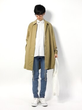 「BEAMS（ビームス）のアイテム（その他アウター）」を使った、hiroさん（メンズ・174cm）の春コーディネート