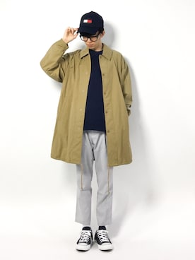 「BEAMS（ビームス）のアイテム（その他アウター）」を使った、hiroさん（メンズ・174cm）の春コーディネート