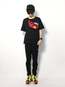 「HeM（ヘム）のアイテム」を使った、hiroさん（メンズ・174cm）の夏コーディネート