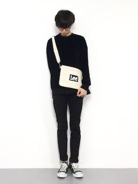 「Lee（リー）のアイテム（カーゴパンツ）」を使った、hiroさん（メンズ・174cm）の秋コーディネート