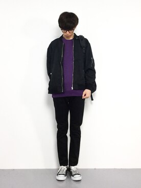 「RAGEBLUE（レイジブルー）のアイテム（その他アウター）」を使った、hiroさん（メンズ・174cm）の秋コーディネート