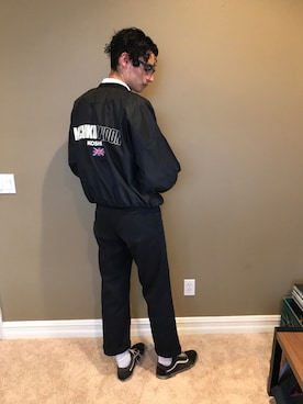 「STYLE」｜「アイテム（ナイロンジャケット）」を使った、adamさん（メンズ・185cm）の冬コーディネート