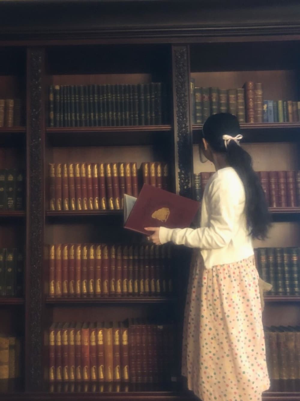 「美女と野獣、ベル、旅行、ootd、used、古着、who's who chico、さくらんぼ」｜「usedのアイテム（ワンピース、ピンク系）」を使った、yuk.さん（レディース・156cm）の春コーディネートの1枚目の写真