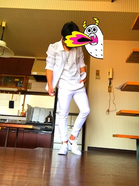 「ikka（イッカ）のTCワッフルレイヤードタンクトップ（タンクトップ）」を使った、kinocoさん（メンズ・175cm）の春コーディネート