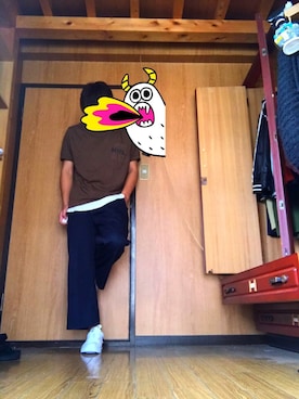 「ikka（イッカ）のTCワッフルレイヤードタンクトップ（タンクトップ）」を使った、kinocoさん（メンズ・175cm）の夏コーディネート