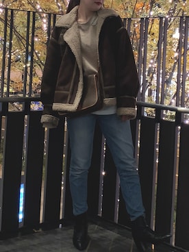 しちゃんさん（レディース・163cm）の冬コーディネート