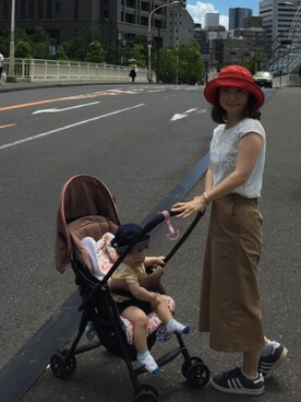 「VIS（ビス）のアイテム」を使った、あきあき/ツバサさん（キッズ・80cm）の夏コーディネート