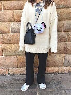 「101匹わんちゃん」｜「アイテム（パンツ）」を使った、ﾐさん（レディース・164cm）の春コーディネート