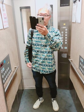 「CONVERSE（コンバース）のCONVERSE コンバース ONE STAR(A) 32340280 OX *WHITE/BLACK （スニーカー）」を使った、南風さん（メンズ・173cm）の秋コーディネート