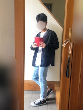 「CONVERSE（コンバース）のconverse（コンバース） ALL STAR OX（オールスターOX）（スニーカー）」を使った、O'n  U160さん（メンズ・155cm）の春コーディネート