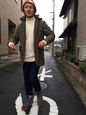 「DIEMME（ディエッメ）のアイテム（ブーツ）」を使った、yosukeさん（メンズ・171cm）の秋コーディネート