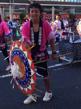 「祭り」｜「アイテム（その他）」を使った、yosukeさん（メンズ・171cm）の夏コーディネート