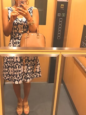 「stradivarius（ストラディバリウス）のアイテム（アクセサリー）」を使った、健康第一さん（レディース・159cm）の夏コーディネート