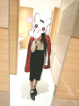「WC（ダブル シー）のアイテム（ジャケット/アウター）」を使った、志昀さん（レディース・158cm）の春コーディネート