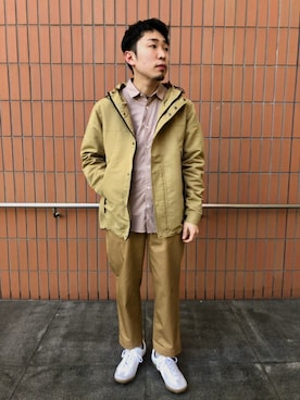 「417 EDIFICE（フォーワンセブンエディフィス）のアイテム（ブルゾン）」を使った、COZYさん（メンズ・165cm）の春コーディネート